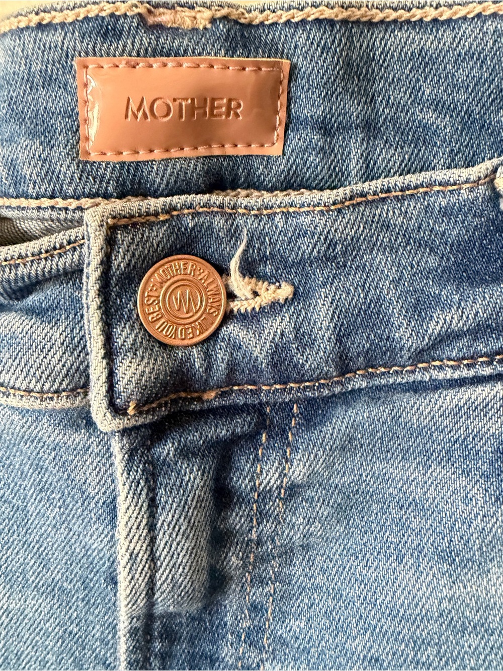 MOTHER Mid Rise Rambler Jeans - Picture 4 of 10